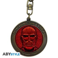 Colossal Titan Medallion Keychain