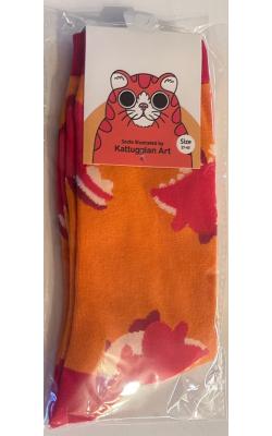 Chonky Dragon Red Socks (Size 37-43)