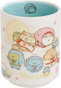 Sumikko Ninja Turqoise Japanese Teacup