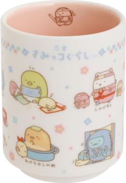 Sumikko Ninja Pink Japanese Teacup