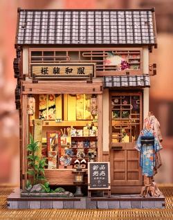 Sakura Kimono Boutique Miniature House (Miniature/Book Nook)