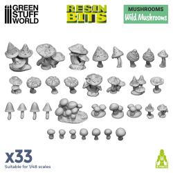 Resin Wild Mushrooms