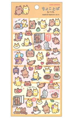 Stickers: Racoon Dog & Fox