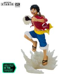 Luffy w/ Flaming Fist Figurine 16 cm (Glow-in-the-Dark Edition)