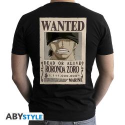 Wanted Zoro Black T-shirt (Large)