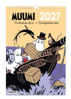 Moomin Family Wall Calendar 2027 (23x34cm)