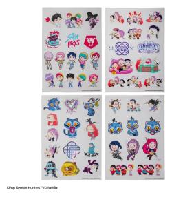 Kpop Demon Hunters 4 Sticker Sheets