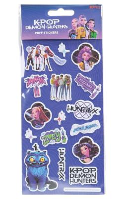 KPop Demon Hunters Puff Sticker Set