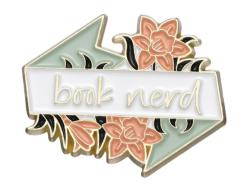 Book Nerd Pin
