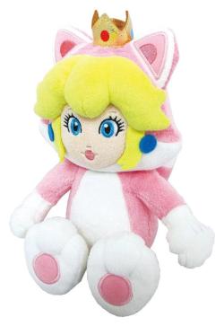 Cat Peach Plush Figure 22 cm