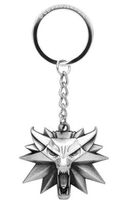 Wolf Medallion Keychain