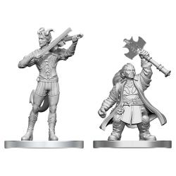 Tiefling Bard & Dwarf Cleric