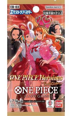 One Piece TCG: EB03 Heroines Edition Extra Booster Pack - Japansk