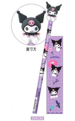 2B Pencil w/ Kuromi Mascot Topper