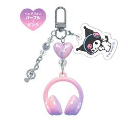 Kuromi Headphones Mascot Charm