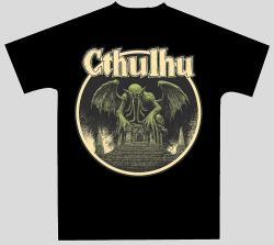 Cthulhu On Building T-shirt (X-Large)