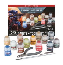 Warhammer 40.000: Paints + Tools Set