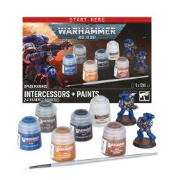 Space Marines: Intercessors + Paints Set