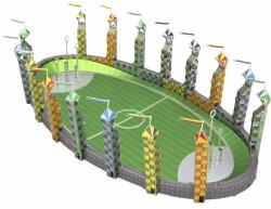 Quidditch Pitch Metal Model Kit