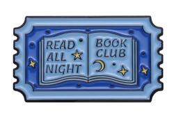 Read All Night Book Club Pin