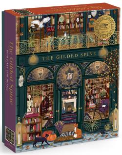 The Gilded Spine Foil Puzzle 1000 pcs