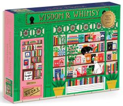 Wisdom & Whimsy Bookshop Foil Puzzle 1000 pcs