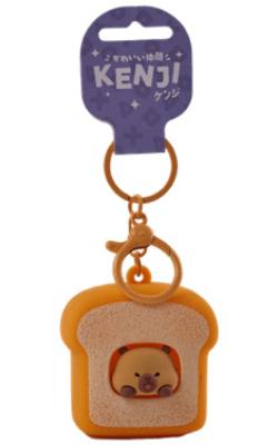 Capybara Bakery Bread Keychain
